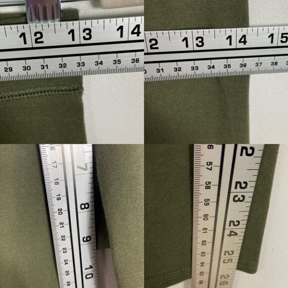 Aerie Green Chill Leggings Size Small Stretch Athlesiure Loungewear Yoga Fitness - Picture 8 of 8